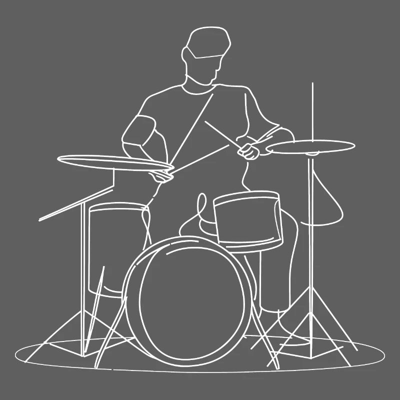 Dessin du batteur