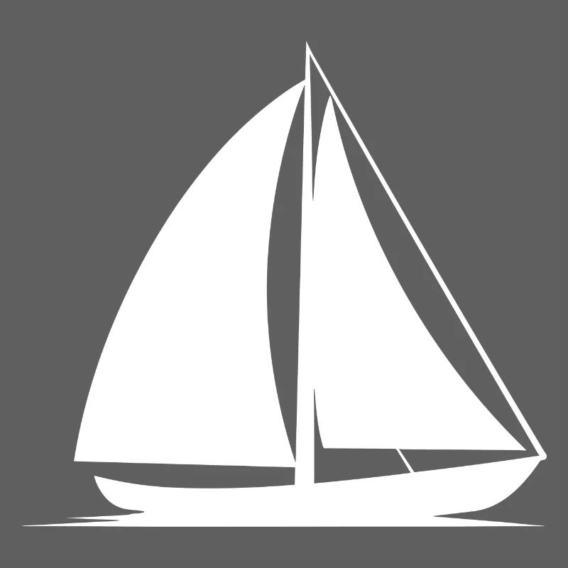 Segelboot Line Art
