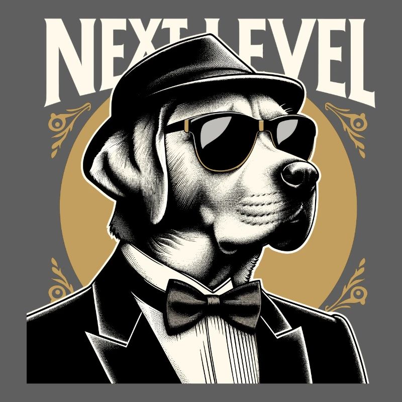 Dudley Labrador Tuxedo Suit Next Level Gift