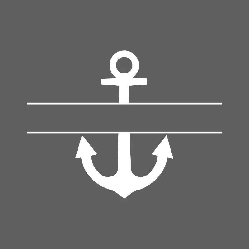 Maritime Anker Design zu selbst Gestalten