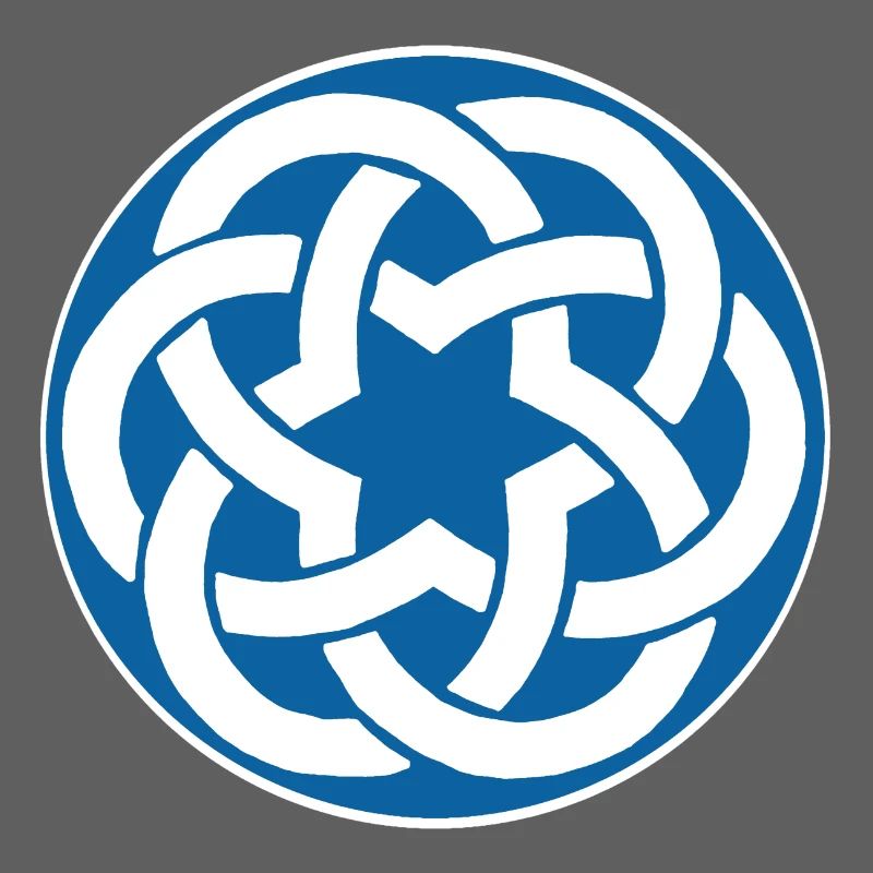 étoile celte bleu
