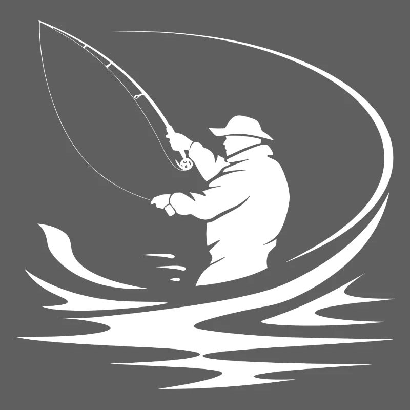 Dessin de pêcheur
