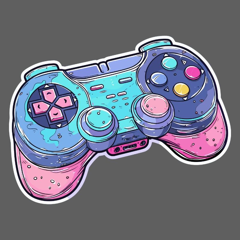 Graphismes de manette de jeu