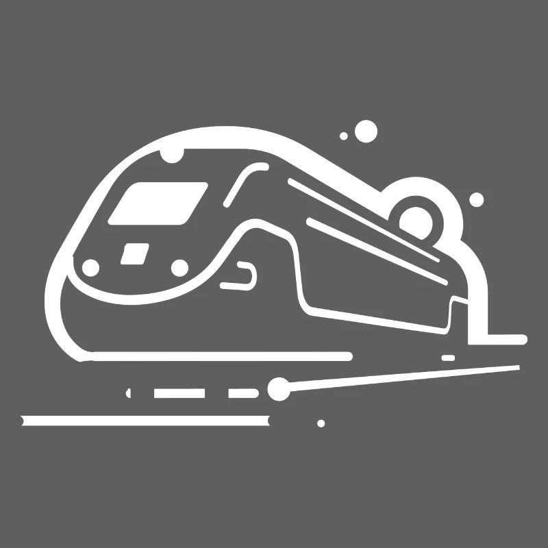 Train de dessin animé