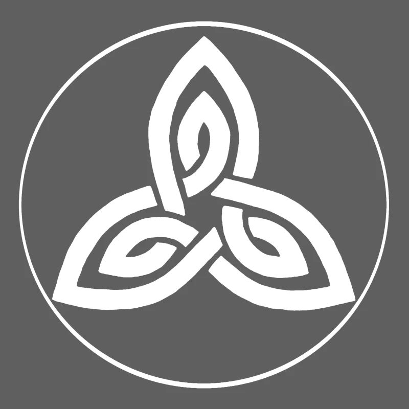 White Celtic Flower