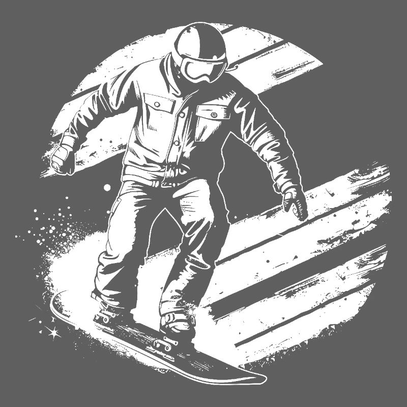 Dessin de snowboarder