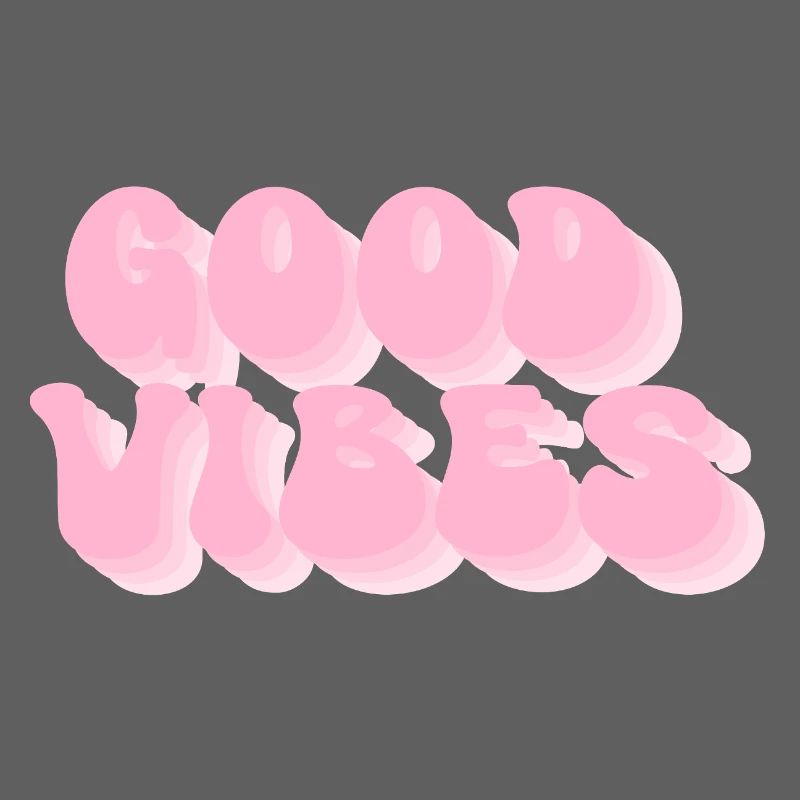 Positive Vibes – Retro Bubble Font