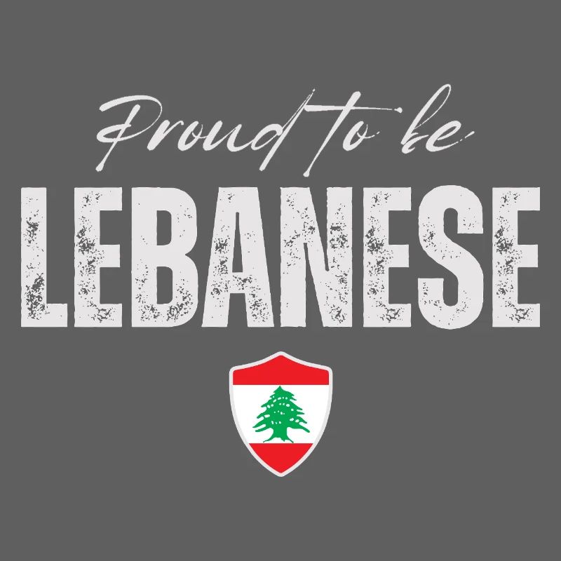 Libanese stolz, ich liebe den Libanon