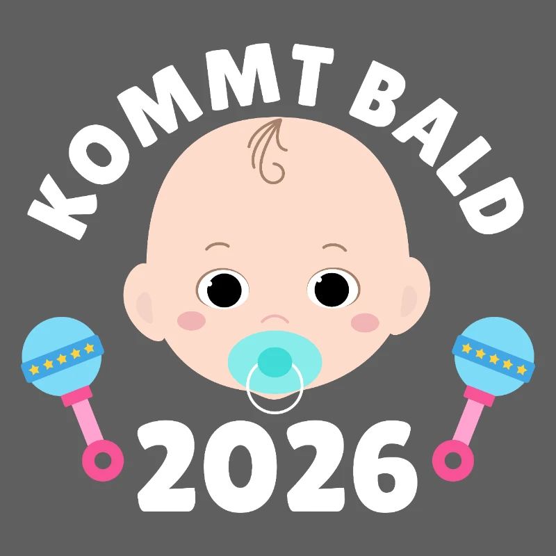 Werdende Mutter KOMMT BALD 2026 Lustiges
