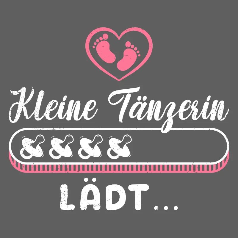 Bald Mama KLEINE TÄNZERIN LÄDT Werdende Mutter