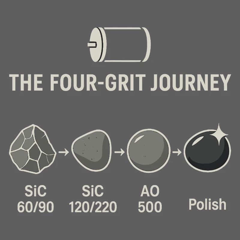 The four-step grinding process