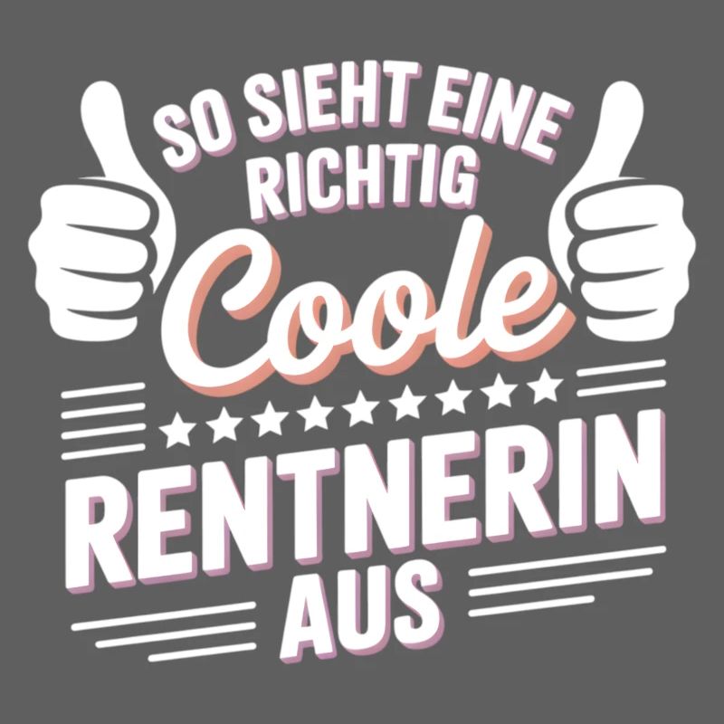 So sieht eine richtig Coole Rentnerin aus