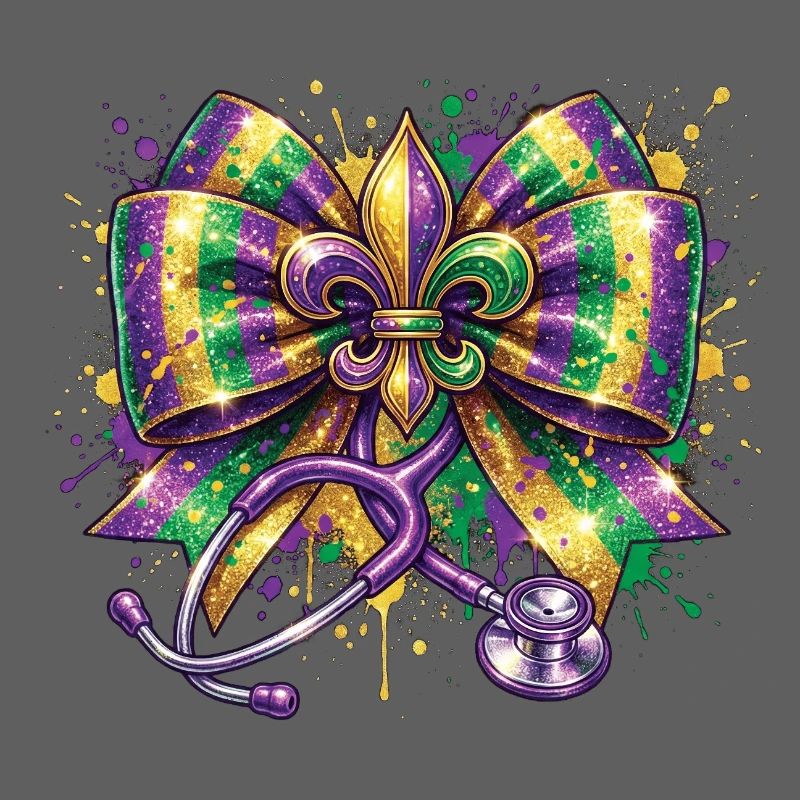 Infirmière Docteure du Mardi Gras, Fleur De Lys