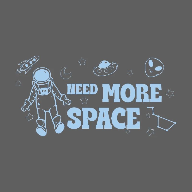 Besoin de plus d’espace – Drôle de proverbe sur l’espace