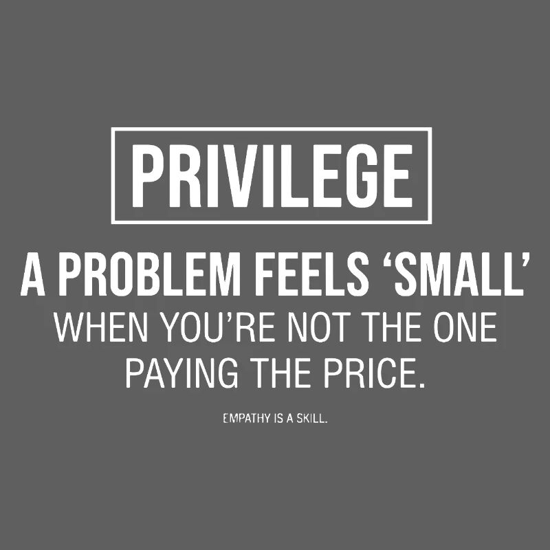 Empathie Statement Typografie