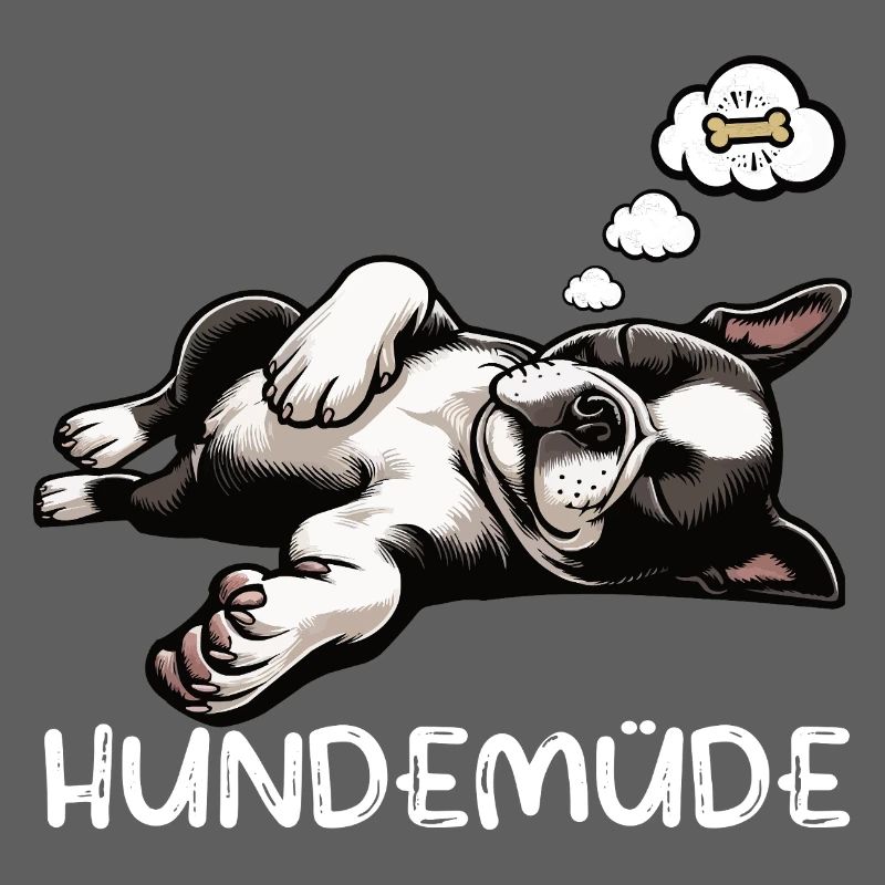 Hundemüde Boston Terrier Boston terrier besitzer 
