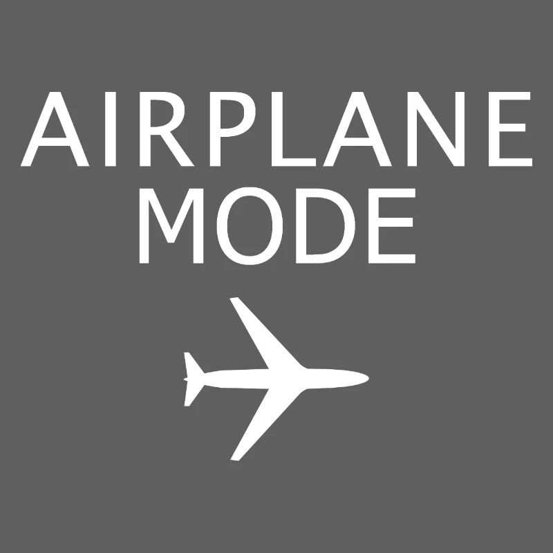 Mode avion Mode Vol activé Art d’aviation