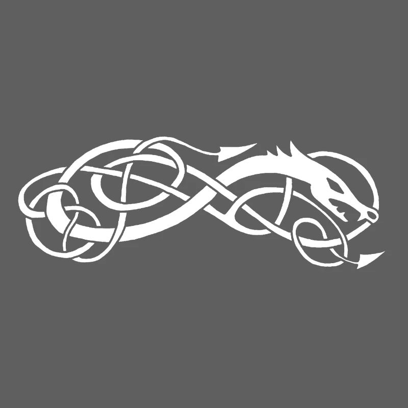 Serpent celte blanc