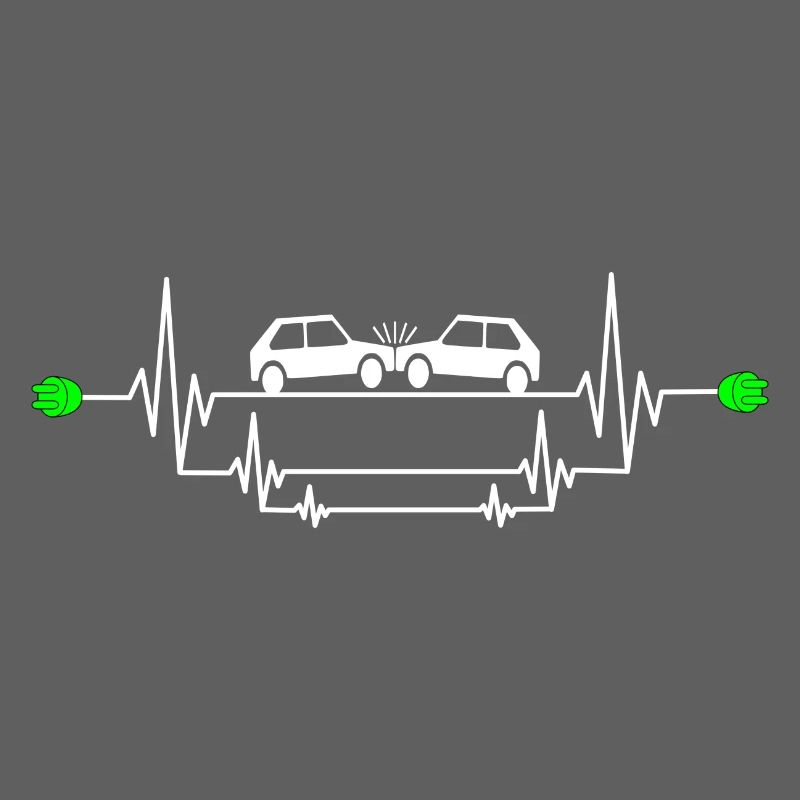 Dangerous e-car accident