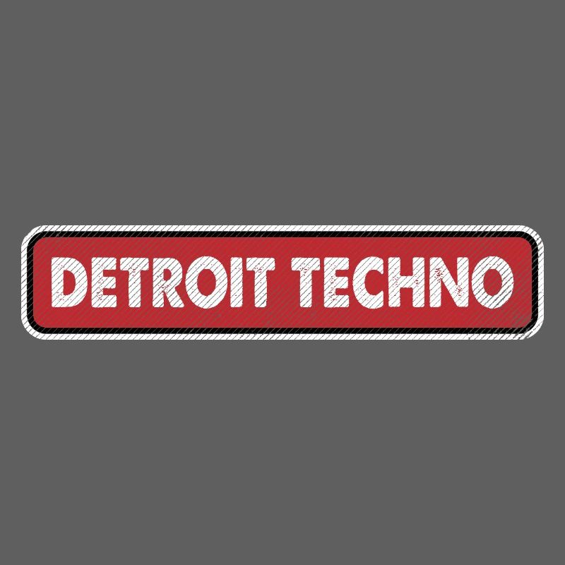 Logo rétro techno de Détroit