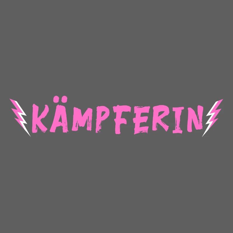 Fighter - neon pink - you can do it!