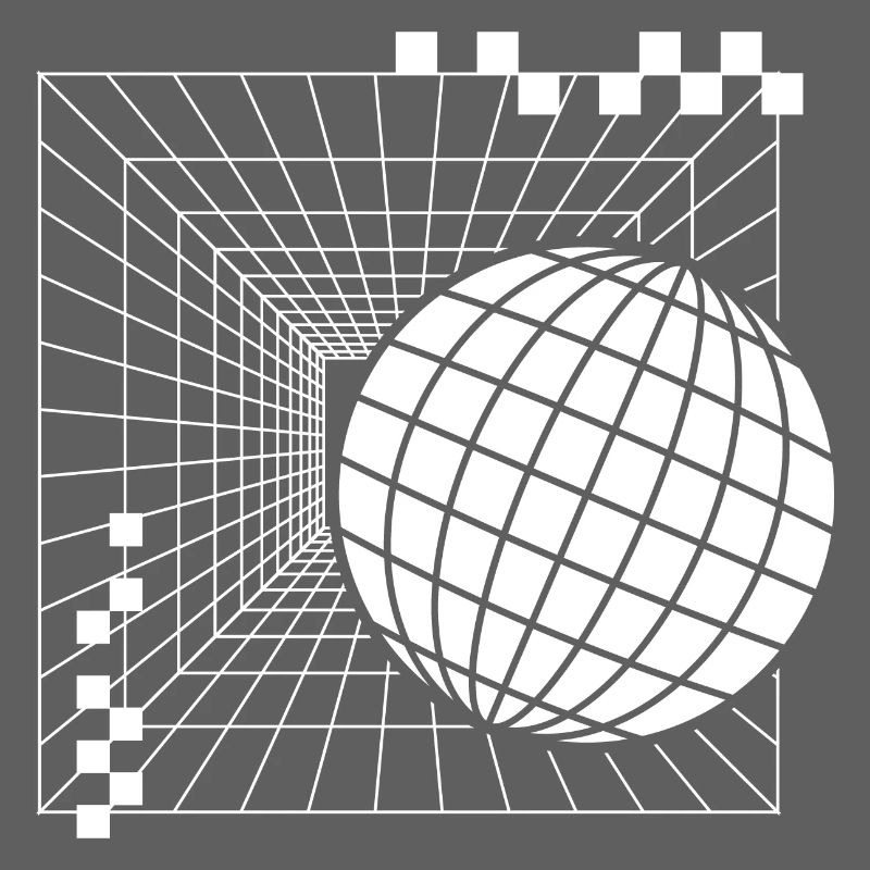 Futuristic Geometric Sphere Design