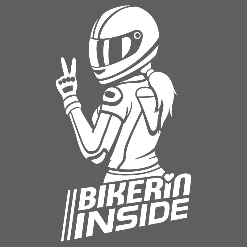 Biker inside (color changeable)