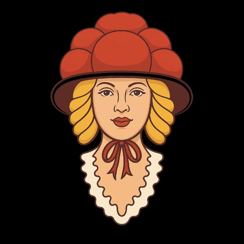 Bollenhut Mädchen