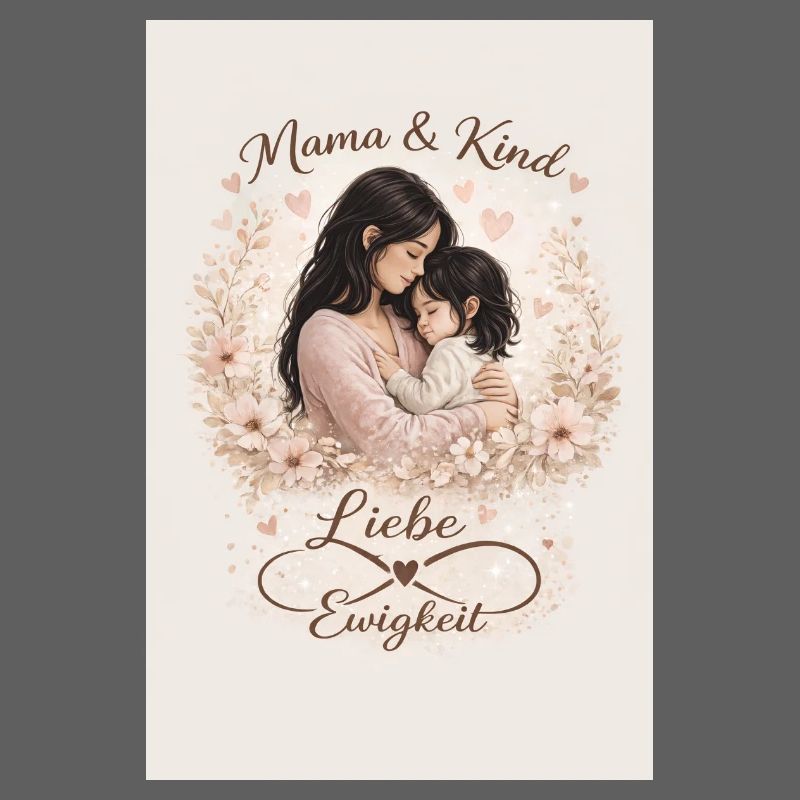 Ewige Liebe Mutter und Kind 