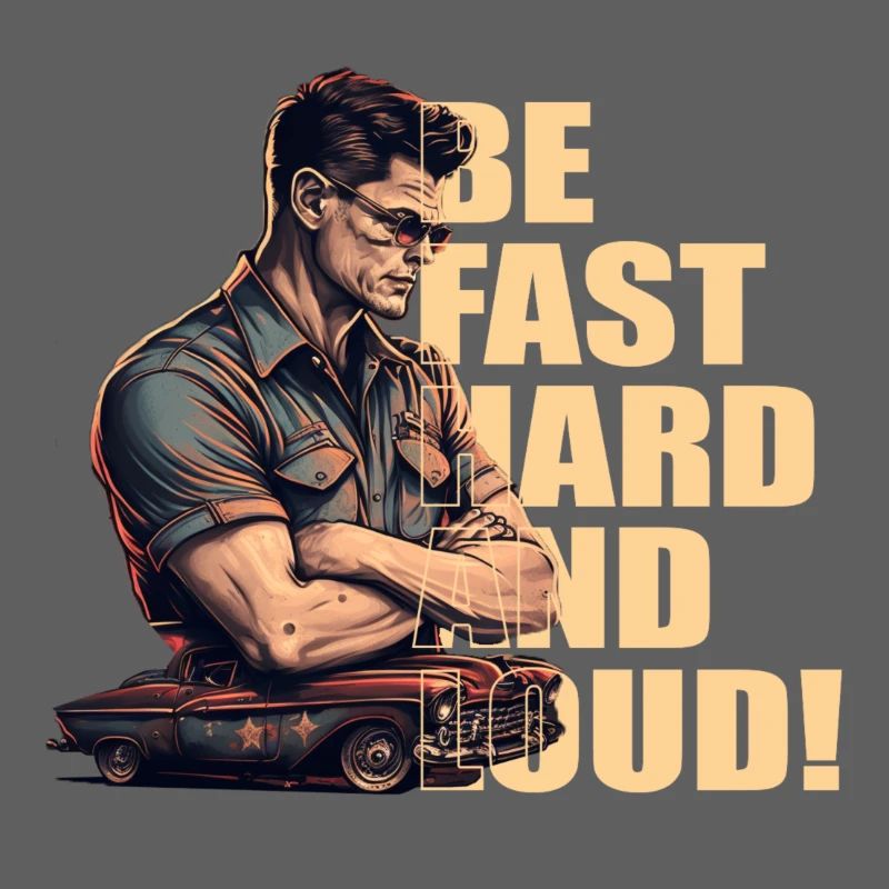 Mechaniker mit Oldtimer