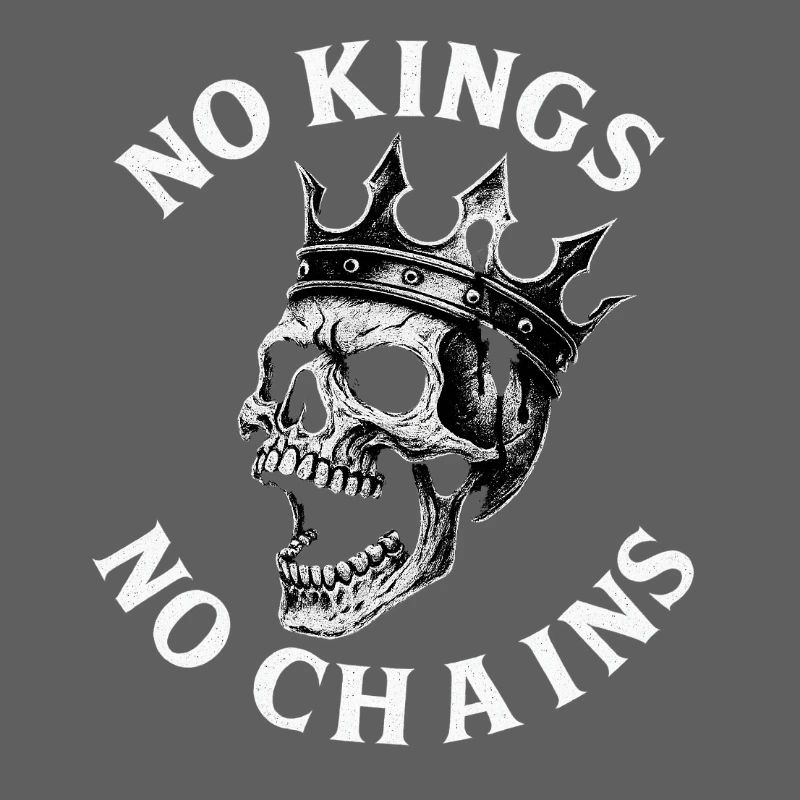 No Kings No Chains Skull