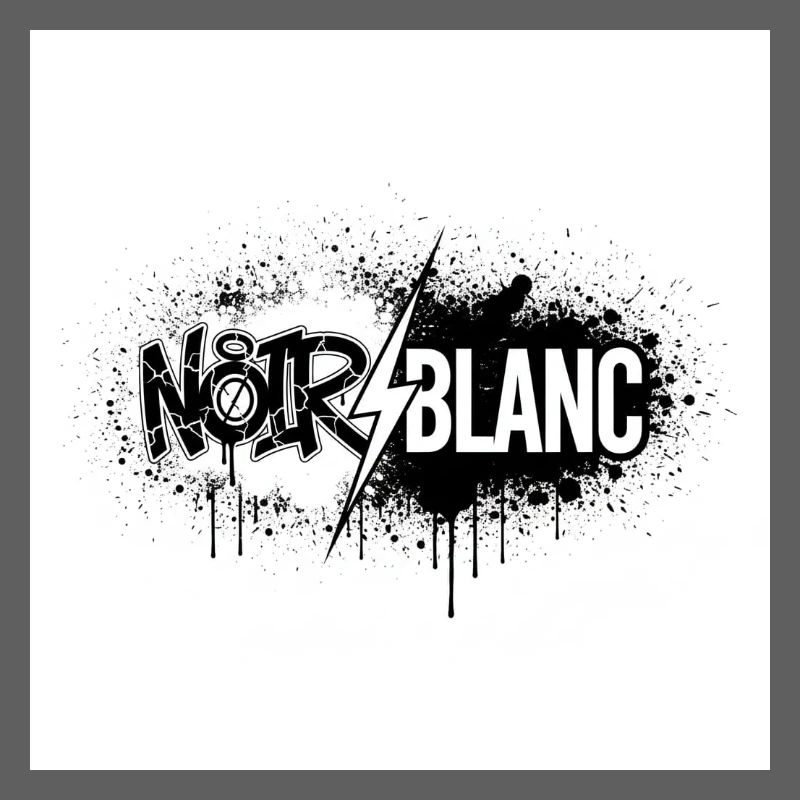 North White Graffiti Flash