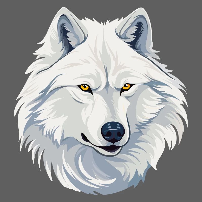 Weißer Wolf