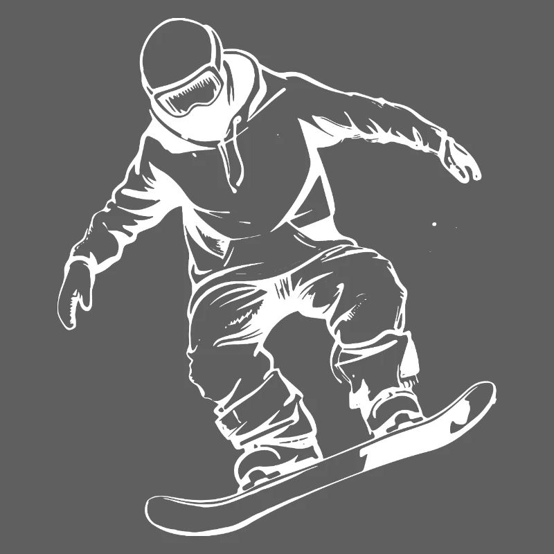 Dessin de snowboarder