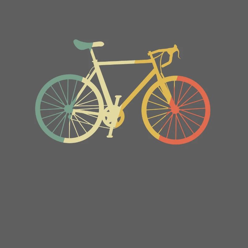 Vélo de course vélo retro multicolore cadeau