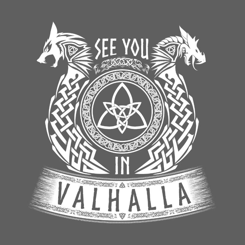 Lac You In Valhalla Vikings Dragons