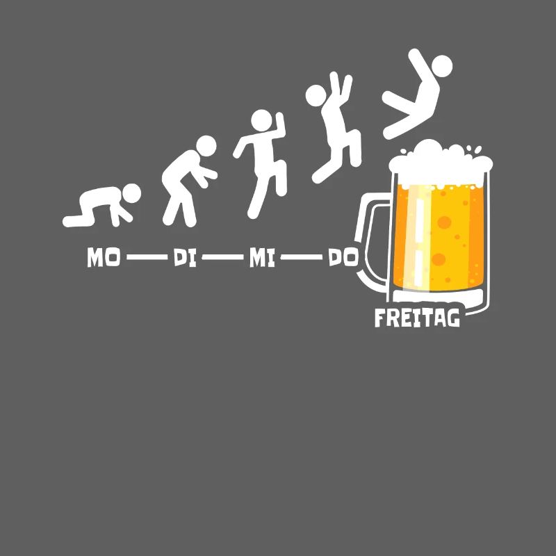 Bier Woche Freitag Wochenende Cooles Bier Geschenk
