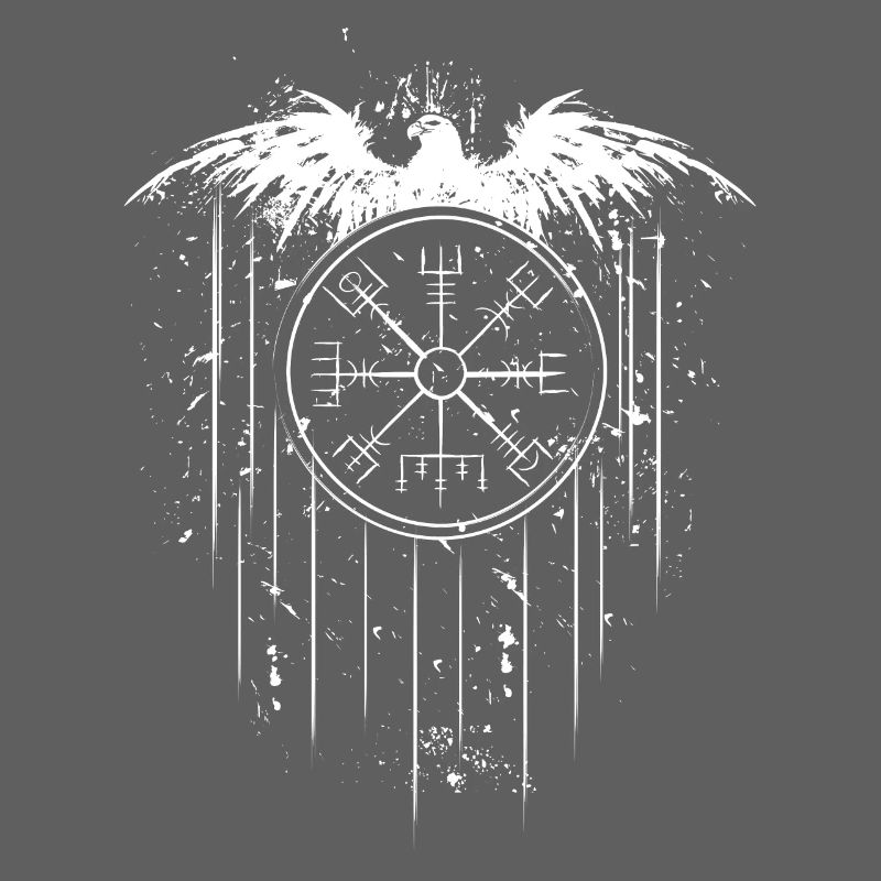 Vegvisir Runic Compass - Eagle Celts Vikings