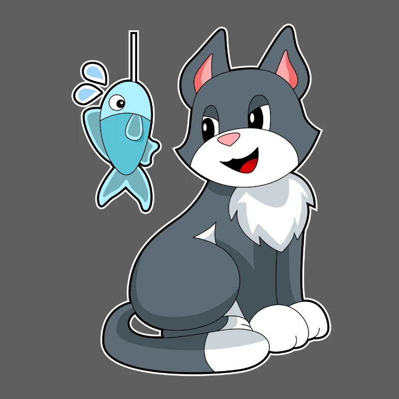 Poisson-appât chat