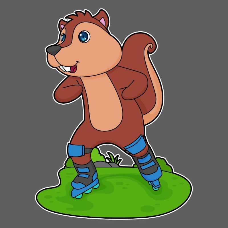 Eichhörnchen Inline skating Inline skates