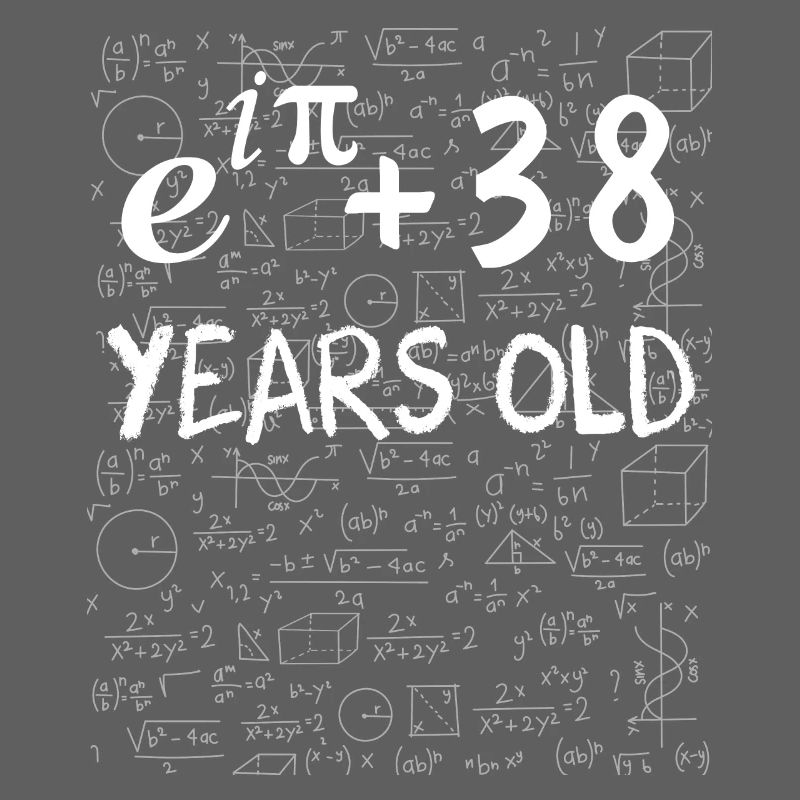 37th Birthday 37 Years Euler Identity Math Gift