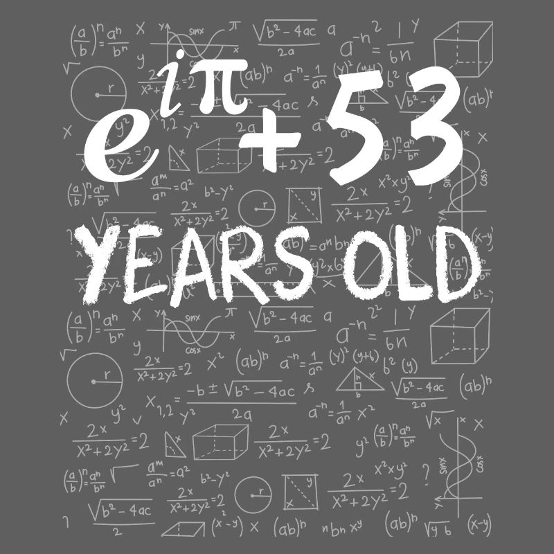 52e anniversaire 52 ans Euler Identité cadeau math