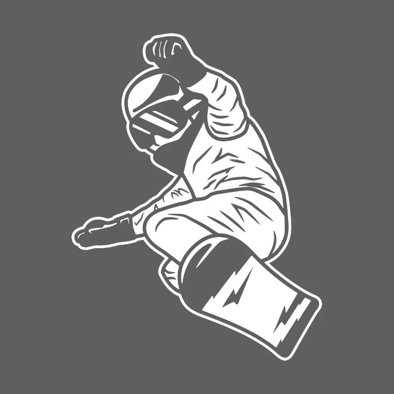 Garçon de snowboard