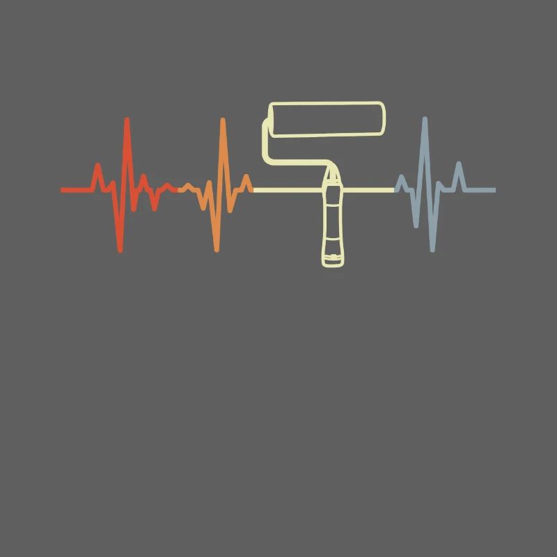 Paint roller heartbeat