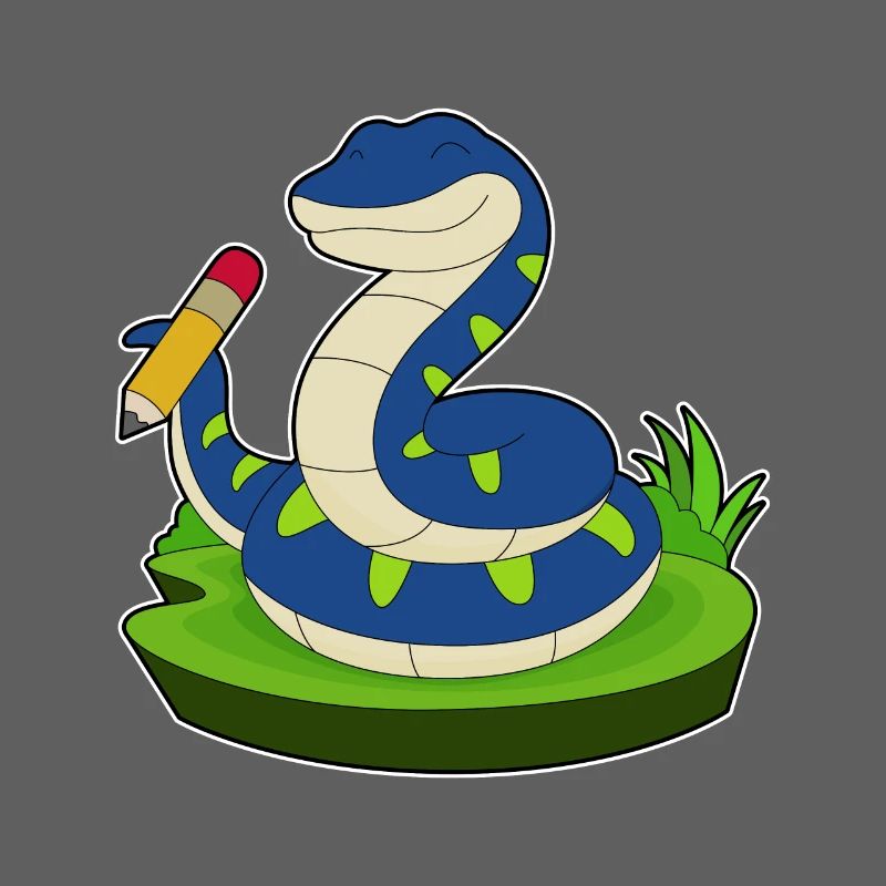 École de crayon Snake Student