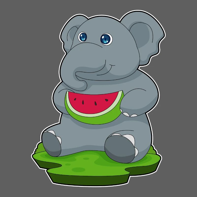 Pastèque éléphant