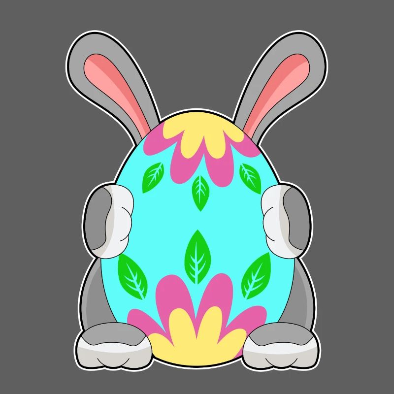 Cachette d’oeuf de Pâques lapin de Pâques