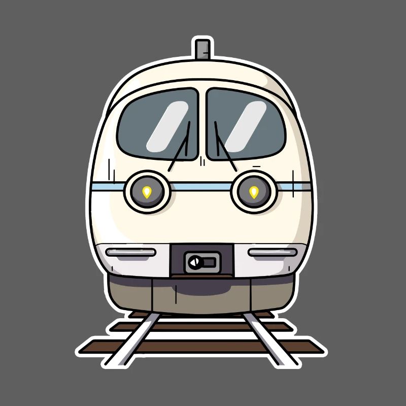 Train Style de dessin animé