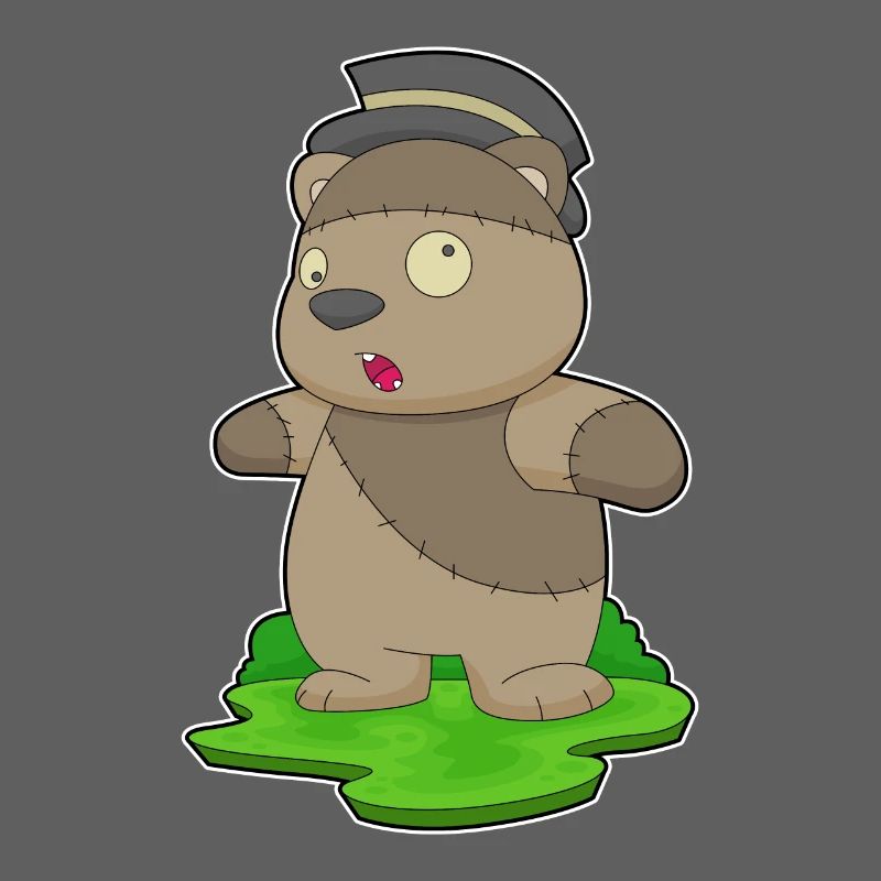 Bear Halloween Zombie