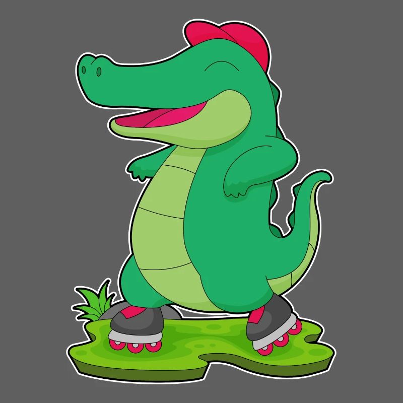 Crocodile Inline skating Roller Skates